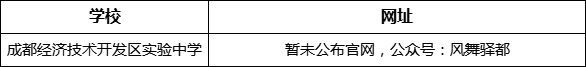 成都市成都經(jīng)濟技術開發(fā)區(qū)實驗中學網(wǎng)址是什么？