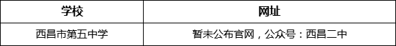 涼山州西昌市第二中學(xué)網(wǎng)址是什么？