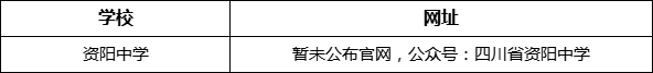 資陽(yáng)市資陽(yáng)中學(xué)網(wǎng)址是什么？