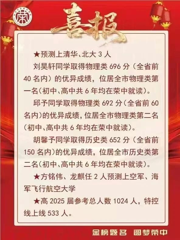 2026年自貢市四川省榮縣中學(xué)校升學(xué)率怎么樣？