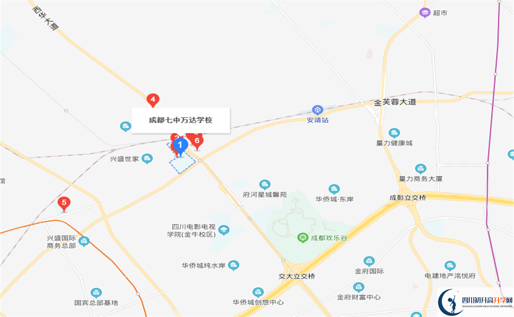 成都七中萬達(dá)校區(qū)地址在哪里？